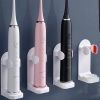 2pcs Electric Toothbrush Holder; Wall-mounted Household Toothbrush Rack