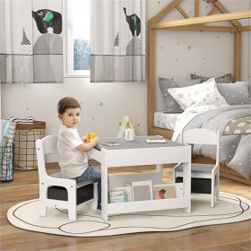 Kids Table and Chair (Swiship-Ship)(Prohibited by WalMart) (Color: As shown)