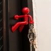 1pc Wall Climbing Small Man Key Suction Cartoon Strong Magnetic Key Hanging Creative Home Anti-lost Device