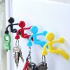 1pc Wall Climbing Small Man Key Suction Cartoon Strong Magnetic Key Hanging Creative Home Anti-lost Device