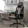 BOSSIN Gaming Chair with Massage, Ergonomic Heavy Duty Design with Footrest and Lumbar Support, Large Size Cushion High